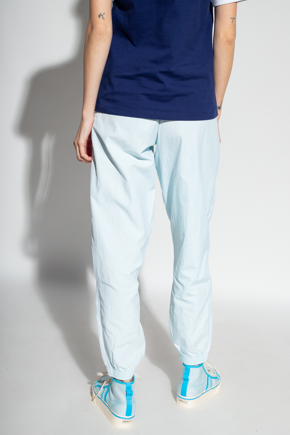 Light blue Track pants ADIDAS Originals SchaferandweinerShops Spain baju adidas singapore india visa status